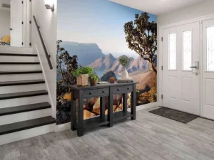 Best Meer in Zuid-Afrika fotobehang Bloemen