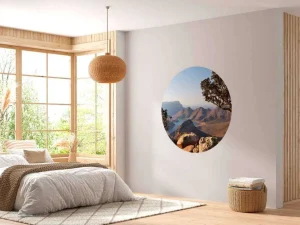 Best Meer in Zuid-Afrika fotobehang Bloemen