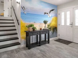 Clearance Meeuwen langs de Baltische kust fotobehang Dieren