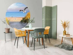 Clearance Meeuwen langs de Baltische kust fotobehang Dieren
