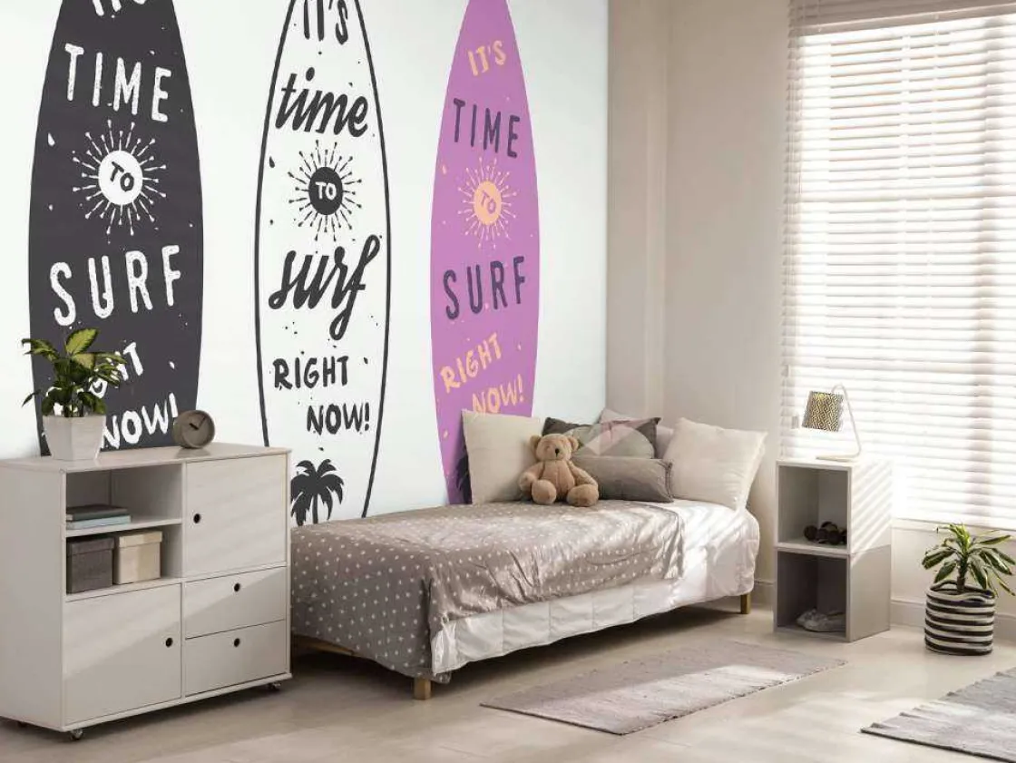 meiden_surfboards_ontwerp_5.webp New Meiden surfboards ontwerp fotobehang Tienerkamer | Kinderkamer