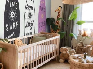 New Meiden surfboards ontwerp fotobehang Tienerkamer | Kinderkamer