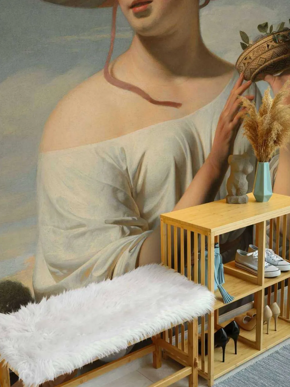 meisje_met_een_brede_hoed_4.webp Online Meisje met een brede hoed fotobehang Kunst & Design