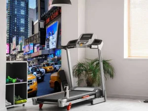 Online Midden in New York City fotobehang Architectuur
