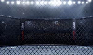 Discount MMA arena van dichtbij fotobehang Tienerkamer | Sport