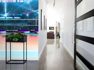 New Modern volleybalveld op de lengte fotobehang Tienerkamer | Sport