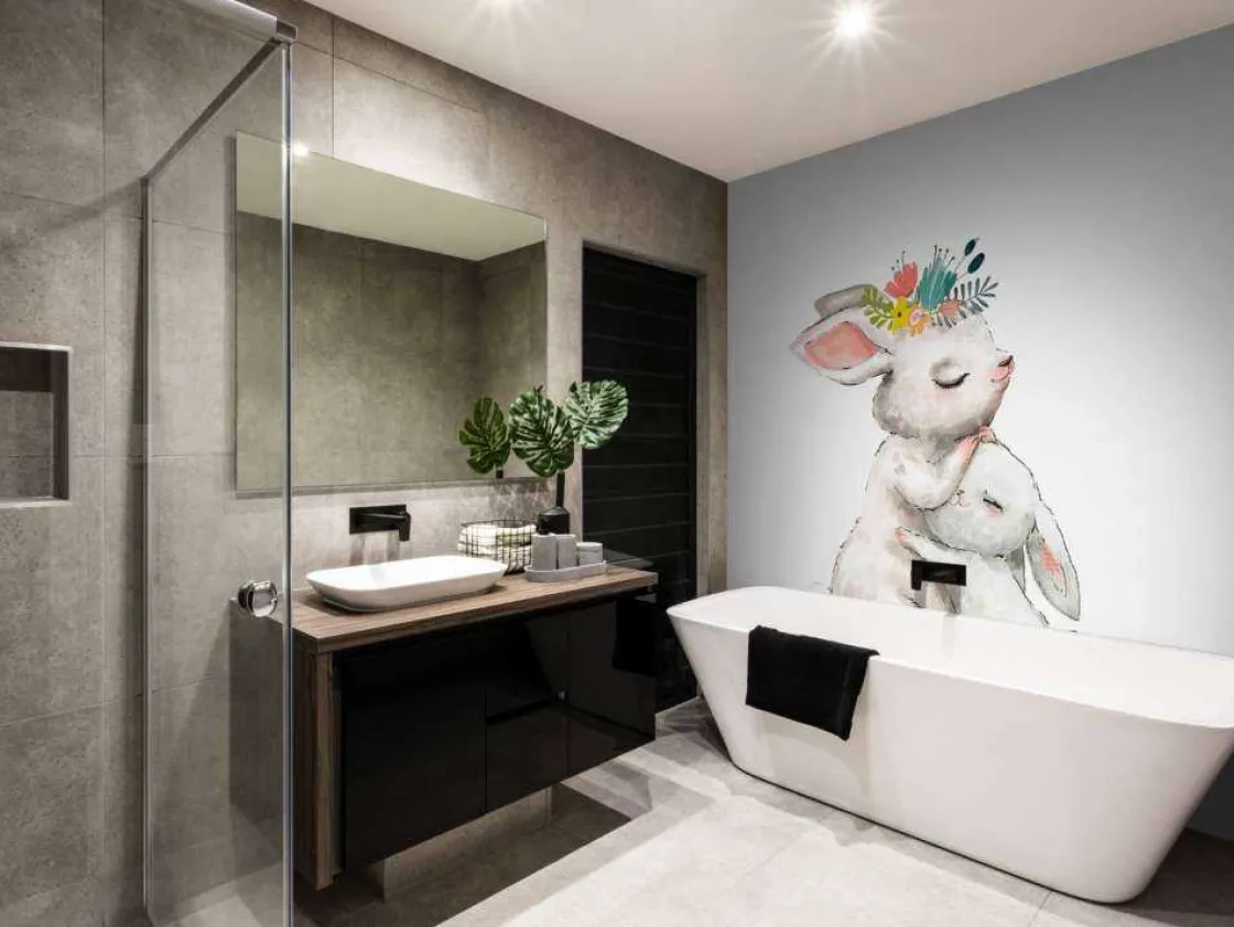 moederliefde_bij_konijntj_6.webp Best Moederliefde bij konijntjes fotobehang Babykamer | Dieren