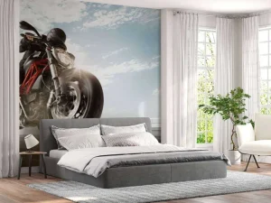 Hot Motor op de snelweg fotobehang Tienerkamer | Transport