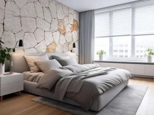 Outlet Muur van keien fotobehang Hobbykamer | Gang