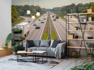 Sale Nederlandse snelweg fotobehang Transport