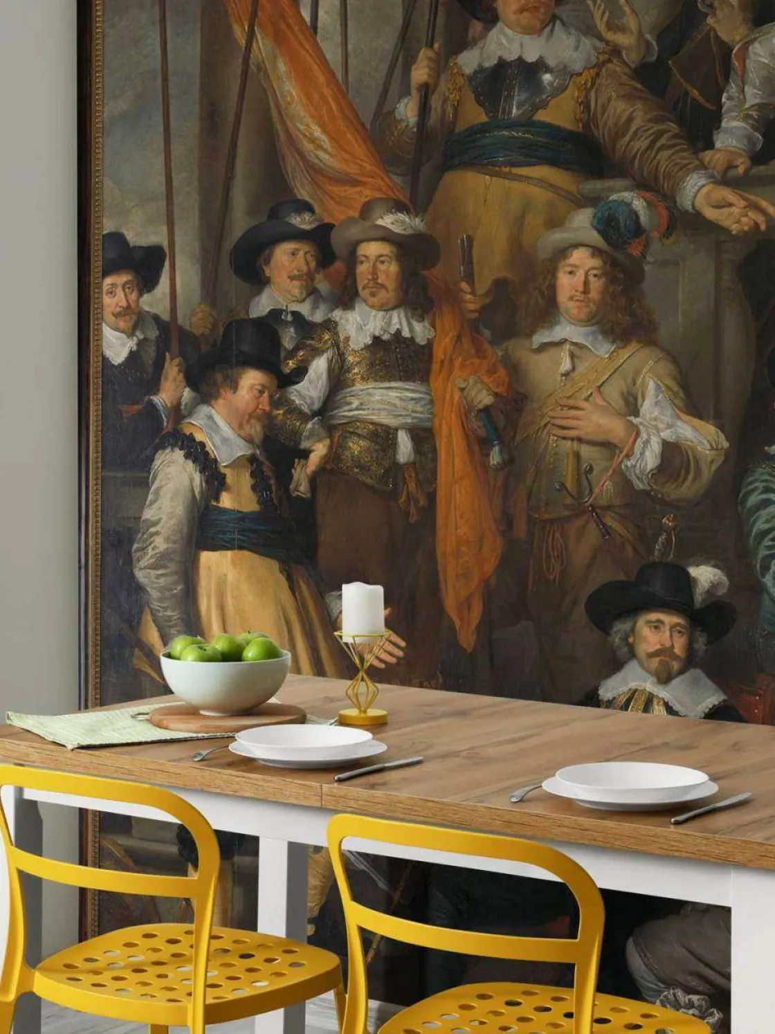 officieren_en_andere_schu_3.webp Fashion Officieren en andere schutters van wijk XVIII in Amsterdam fotobehang Kunst & Design