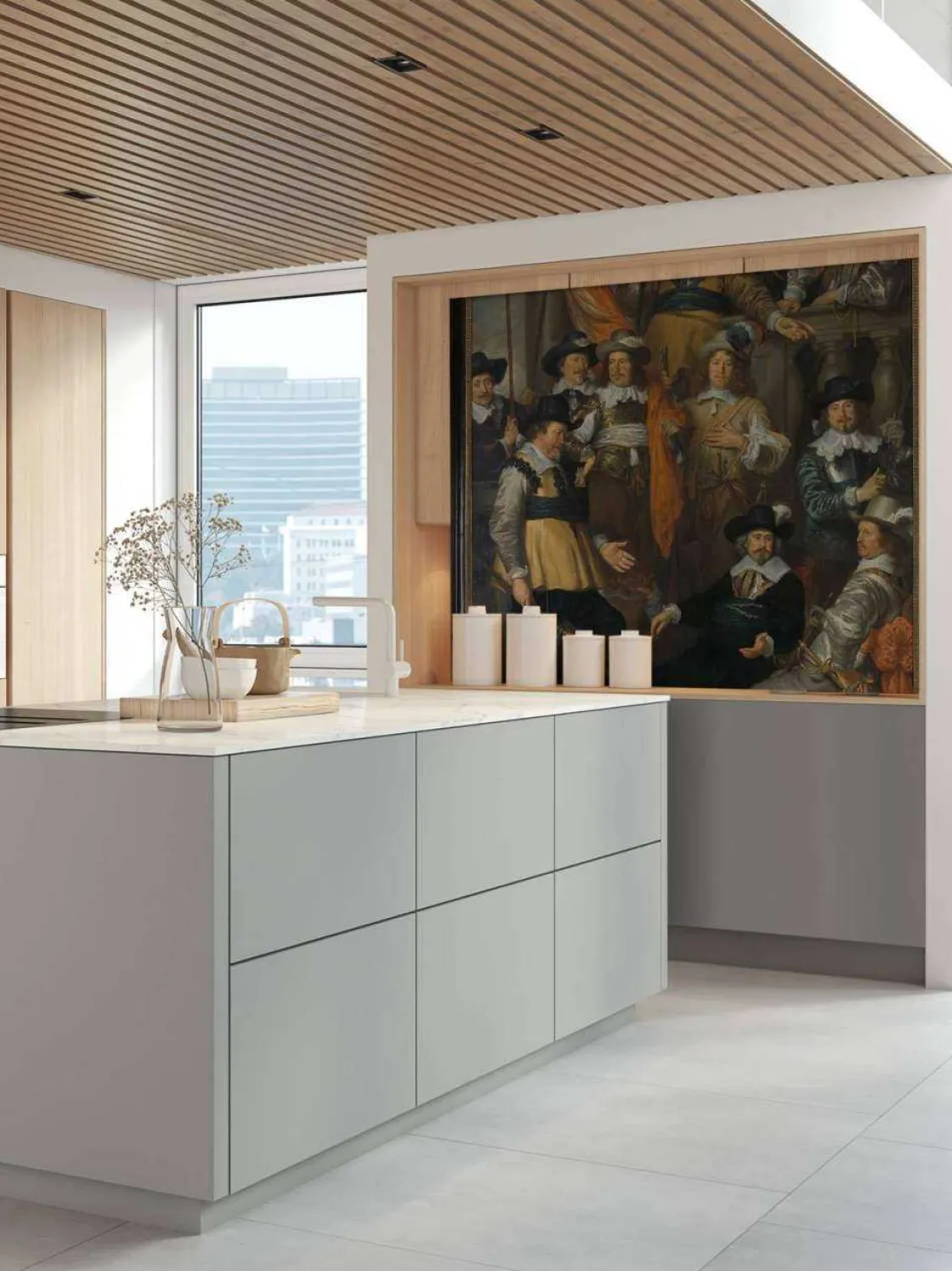 officieren_en_andere_schu_8.webp Fashion Officieren en andere schutters van wijk XVIII in Amsterdam fotobehang Kunst & Design