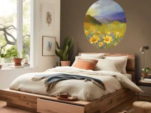 Fashion Olieverfschilderij landelijke zonsondergang Landschappen