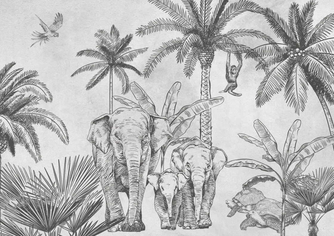 olifanten_grijs_0.webp Outlet Olifanten grijs Kinderkamer | Dieren