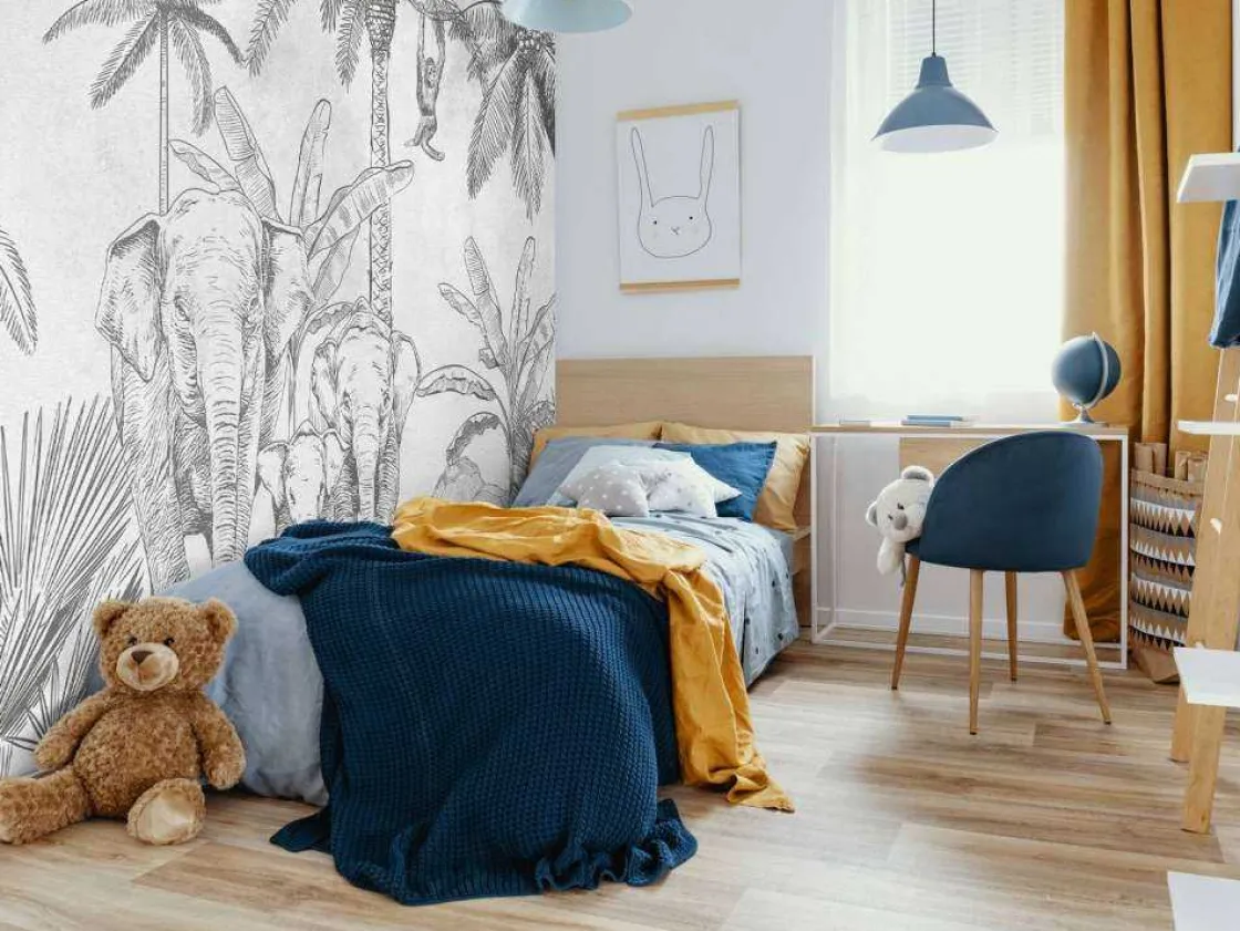 olifanten_grijs_7.webp Outlet Olifanten grijs Kinderkamer | Dieren