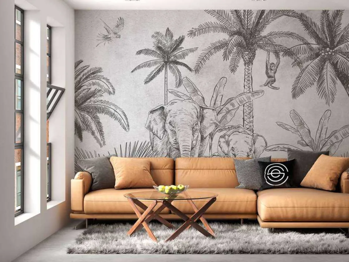 olifanten_grijs_9.webp Outlet Olifanten grijs Kinderkamer | Dieren