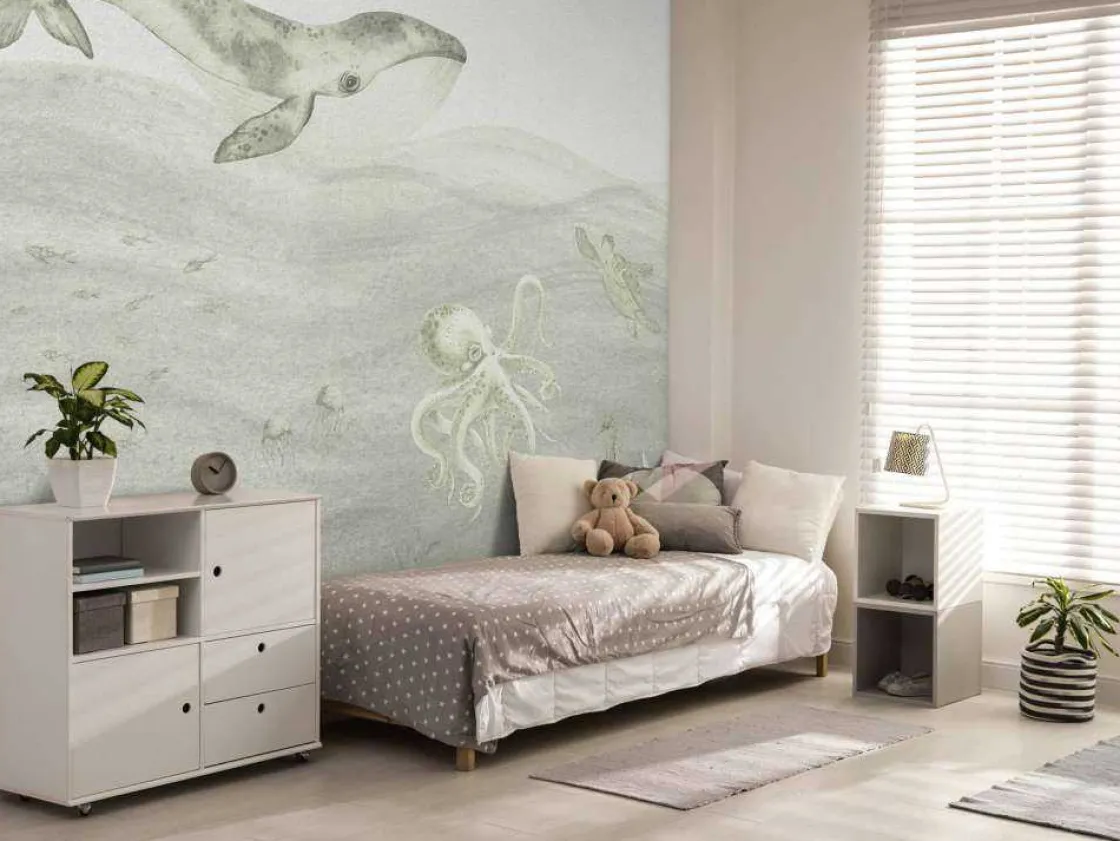 onderwater_wereld_in_groe_2.webp New Onderwater wereld in groen Kinderkamer | Dieren