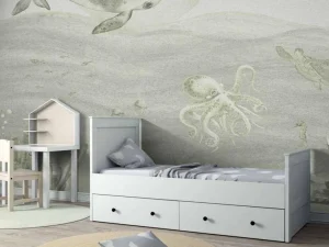 New Onderwater wereld in groen Kinderkamer | Dieren