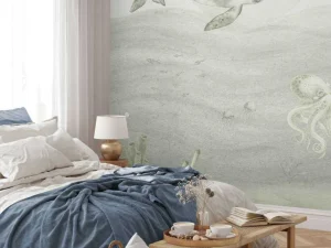 New Onderwater wereld in groen Kinderkamer | Dieren