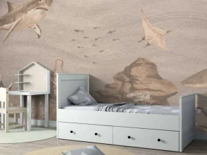Discount Onderwater wereld met haaien Kinderkamer | Dieren