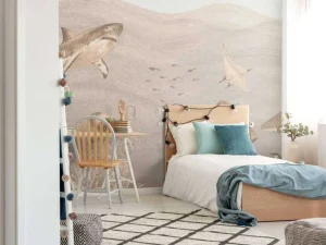 Discount Onderwater wereld met haaien Kinderkamer | Dieren