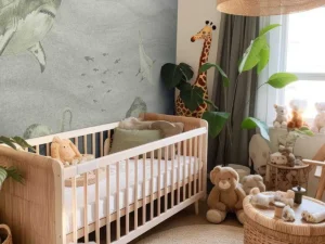 Online Onderwater wereld met haaien in groen Kinderkamer | Dieren