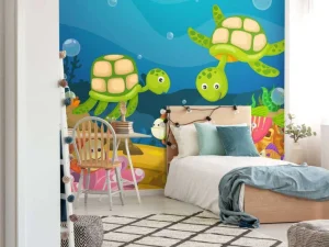Clearance Onderwaterleven ontwerp voor kinderen fotobehang Kinderkamer