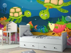 Clearance Onderwaterleven ontwerp voor kinderen fotobehang Kinderkamer