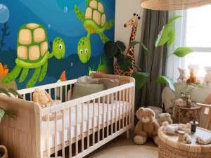Clearance Onderwaterleven ontwerp voor kinderen fotobehang Kinderkamer