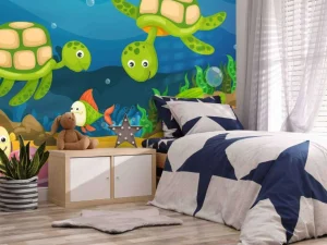 Clearance Onderwaterleven ontwerp voor kinderen fotobehang Kinderkamer