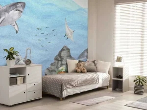 Hot Onderwaterwereld met haaien Kinderkamer | Dieren