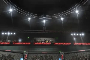 New Openlucht MMA arena fotobehang Tienerkamer | Sport