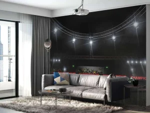 New Openlucht MMA arena fotobehang Tienerkamer | Sport