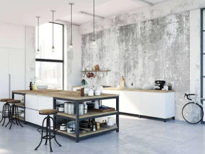 New Oud cement structuur fotobehang Oppervlakten