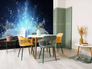Outlet Oud muzieknoten boek fotobehang Tienerkamer | Kinderkamer