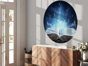 Outlet Oud muzieknoten boek fotobehang Tienerkamer | Kinderkamer