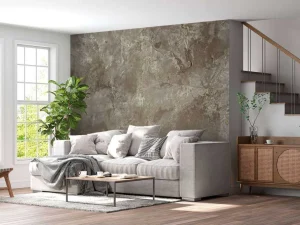 New Oude betonnen muur fotobehang Gang | Oppervlakten