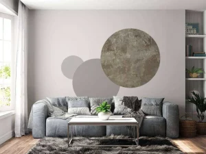 New Oude betonnen muur fotobehang Gang | Oppervlakten