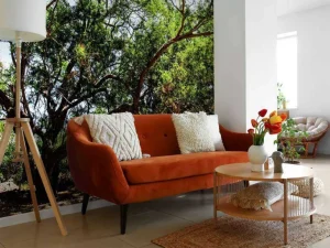 Best Oude Boom in Jungle fotobehang Bloemen