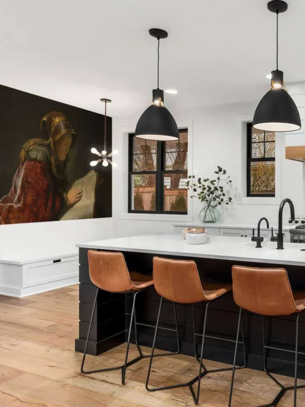 Discount Oude lezende vrouw fotobehang Kunst & Design