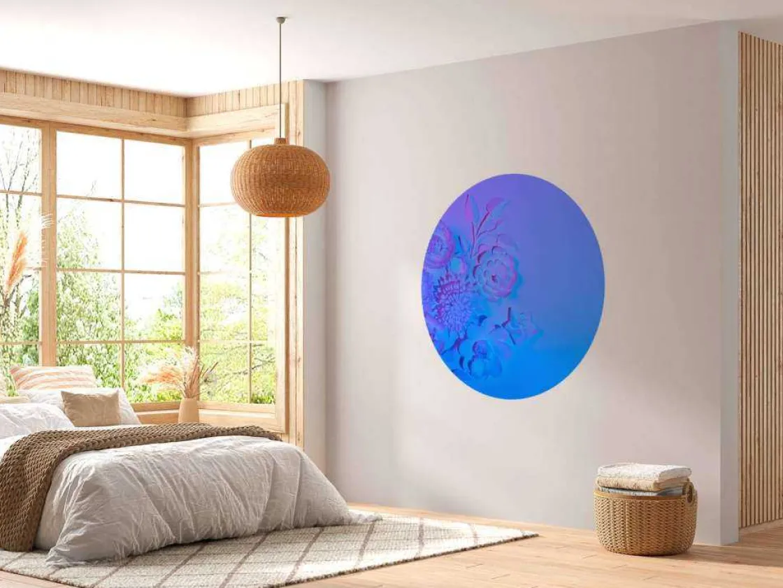 paars_modern_kunstwerk_fo_7.webp Online Paars modern kunstwerk fotobehang Tienerkamer | Bloemen