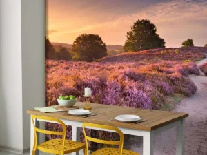 New Pad met veel bloemen fotobehang Bloemen