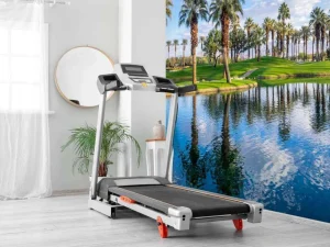 Discount Palmbomen op een golfbaan fotobehang Sport