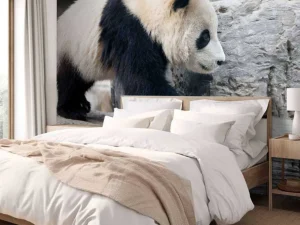 Discount Panda in een dierentuin fotobehang Dieren