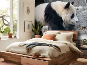 Discount Panda in een dierentuin fotobehang Dieren