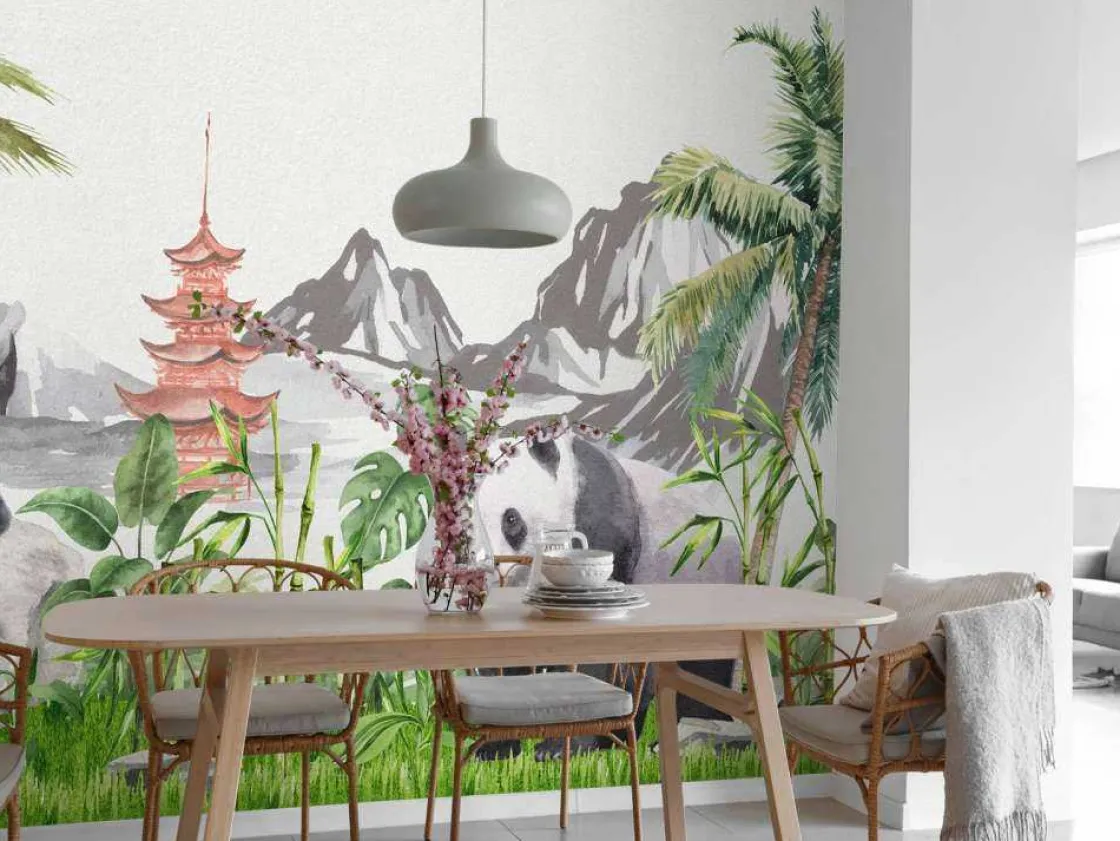 pandas_in_bamboo_jungle_10.webp Sale Panda's in bamboo jungle Kinderkamer