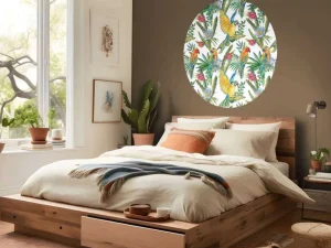 Fashion Papegaaien print fotobehang Tienerkamer | Dieren