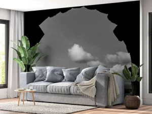 Clearance Patara Antique Theatre in zwart-wit fotobehang Architectuur