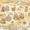 New Piratenkaart fotobehang Kinderkamer | Babykamer