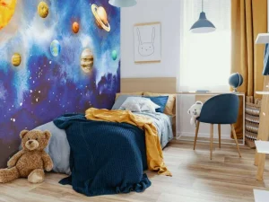 Fashion Planeten in de ruimte Kinderkamer